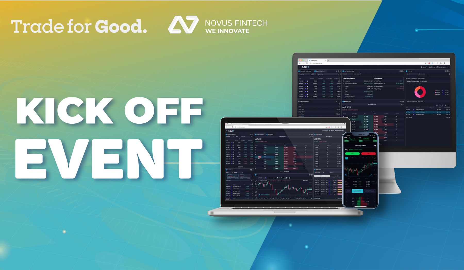 “Trade for good” Trading platform to raise money for charity